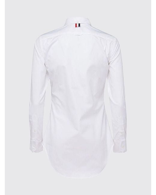 Thom Browne White Classic Cotton Shirt