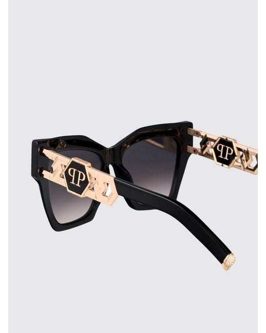 Philipp Plein Gray Sunglasses