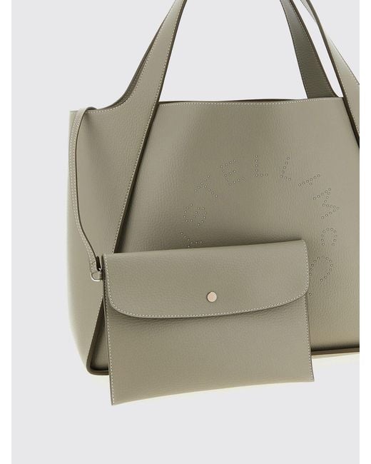 Stella McCartney Natural Grained Faux Leather Bag