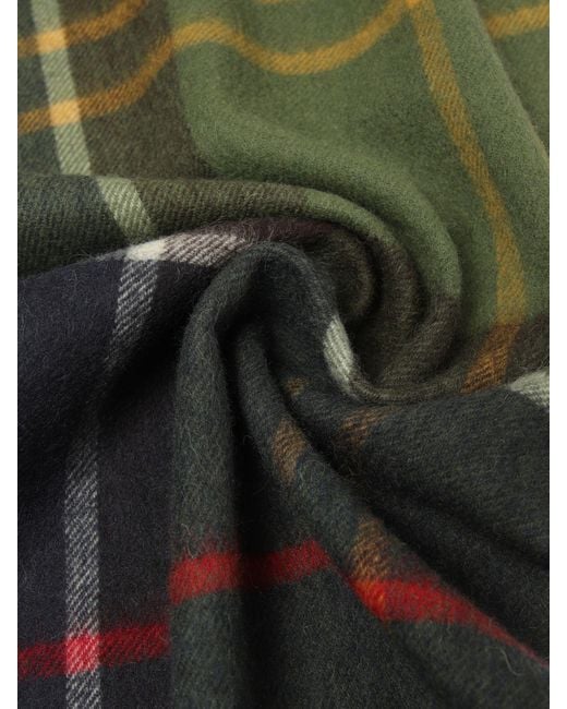 Barbour Green Scarf for men
