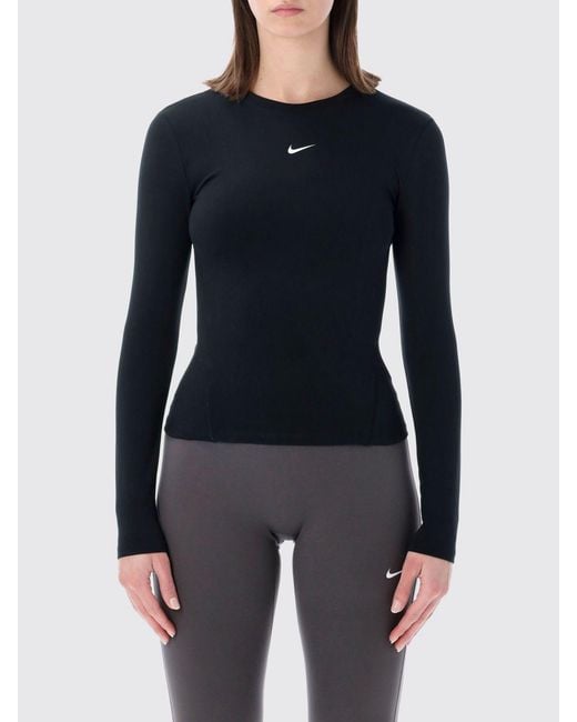 Nike Blue One Fitted Technical Fabric Top
