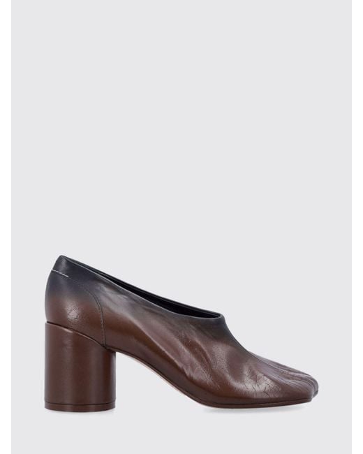 MM6 by Maison Martin Margiela Brown Flat Shoes
