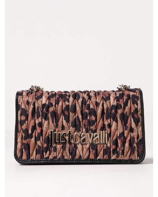 Just Cavalli Brown Handbag
