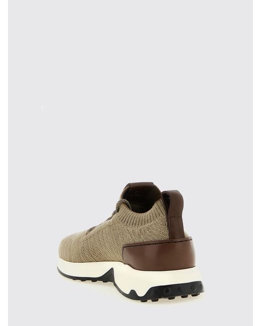 Tod's White Crochet Knit Sneakers for men