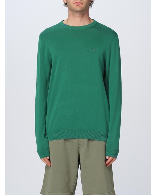 Maglia Uomo Sun 68 di Sun 68 in Green da Uomo