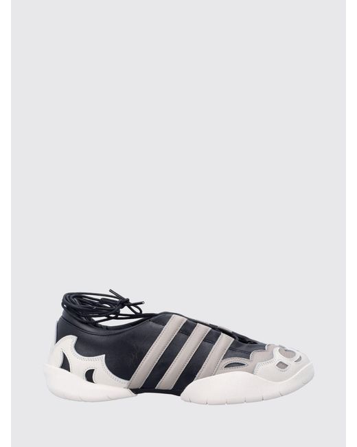 Y-3 White Regu Mary Jane Leather Sneakers for men