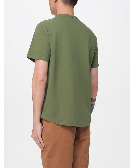 Sun 68 Green Basic Cotton T-Shirt for men