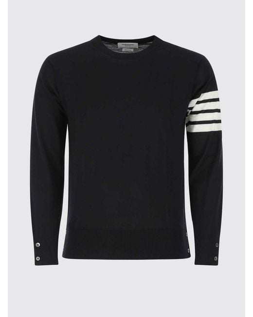 Thom Browne Blue Virgin Wool Sweater for men