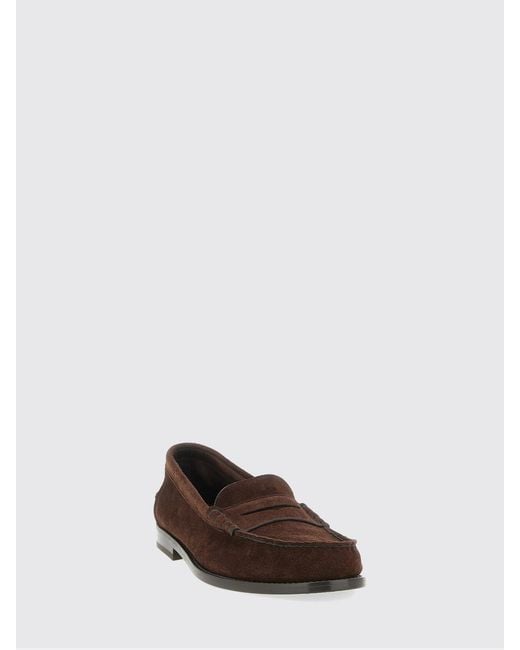 Church's White Suede Calfskin Loafers for men