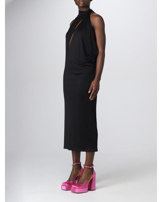 Vestido Mujer Versace de color Black