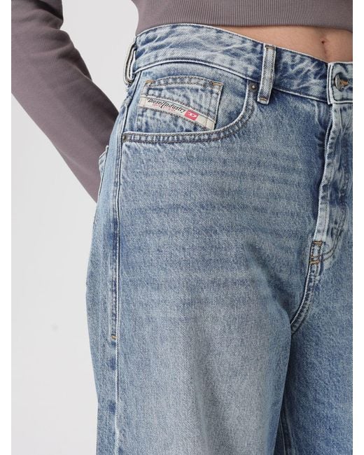 Jeans D-Sire De Pernera Ancha De Denim DIESEL de color Blue