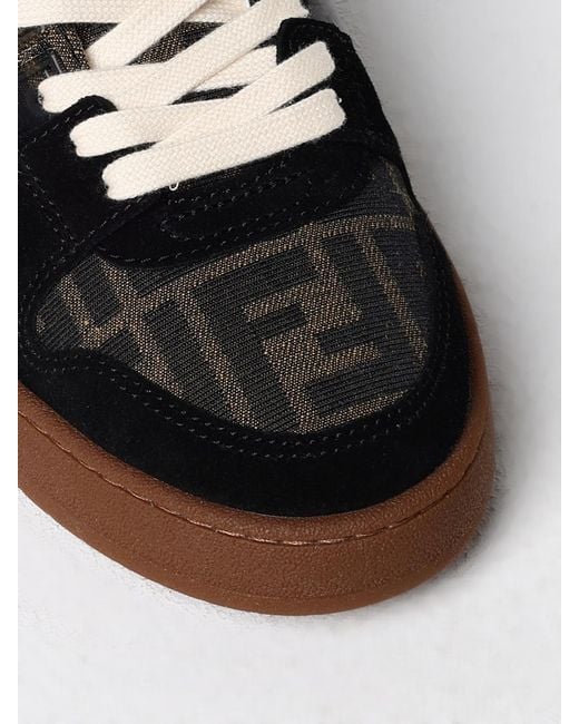 Fendi Black Match Sneakers
