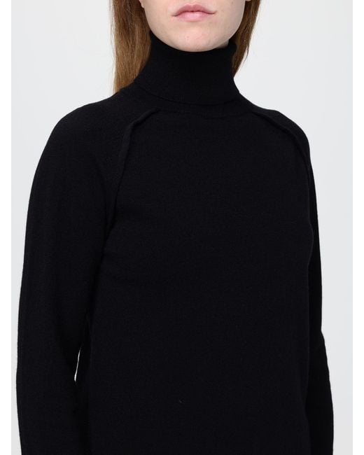 Dondup Blue Long-Sleeved Wool Turtleneck Jumper With Ribbed Hems