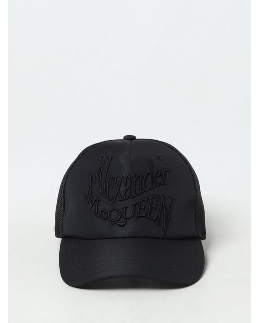 Alexander McQueen Black Hat for men