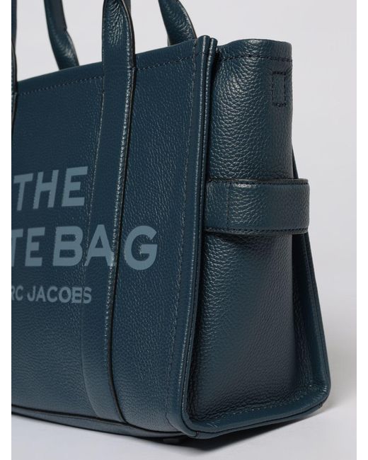 Marc Jacobs Blue The Tote Bag Medium Leather Bag