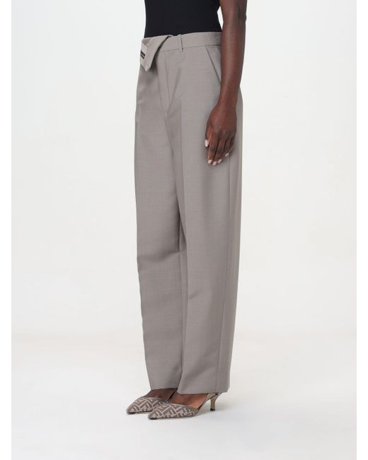 Pantalone di Fendi in Gray