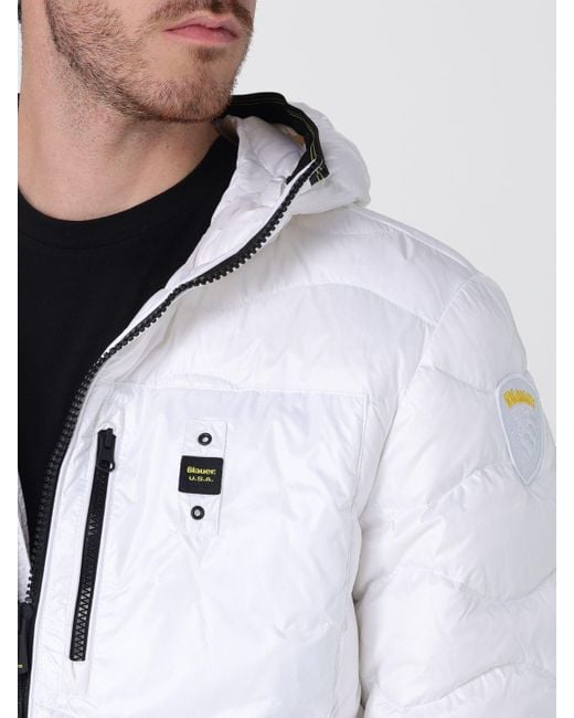 Blauer White Jacket for men