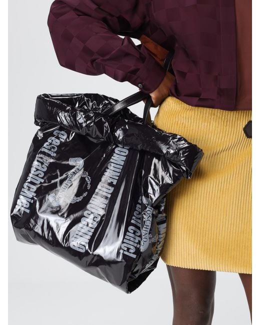 Moschino Couture Black Tote Bags