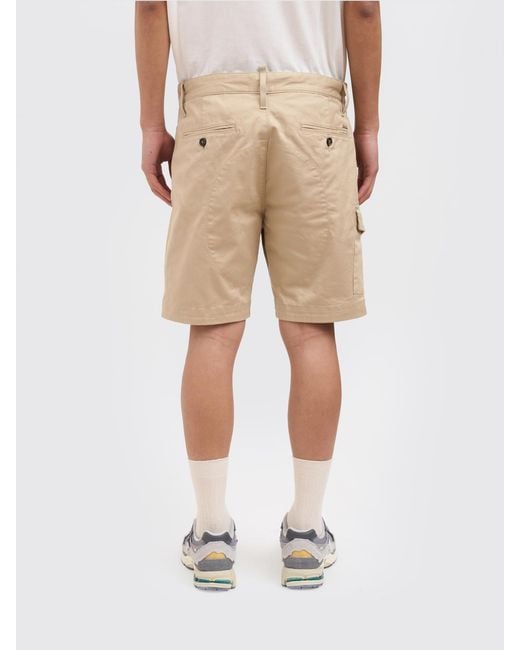 DSquared² Natural Cotton Cargo Shorts for men