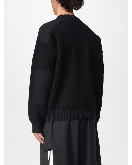 Maglione A Girocollo di Y-3 in Black da Uomo