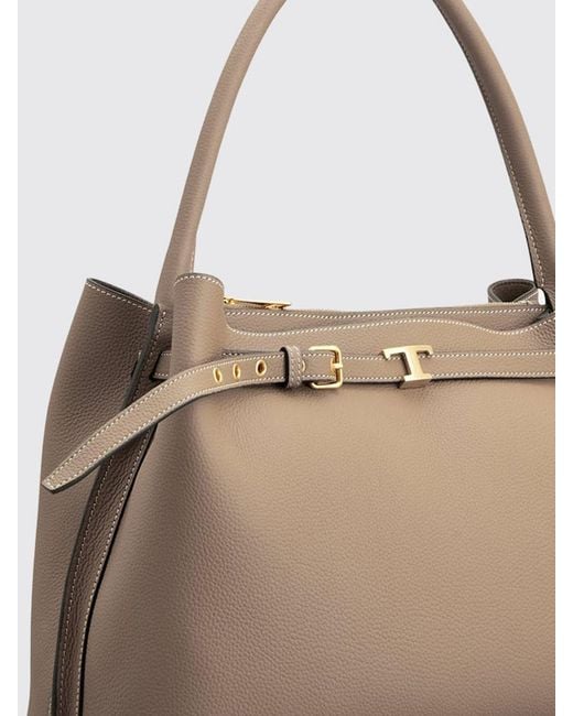 Tod's Natural Small Leather Handbag