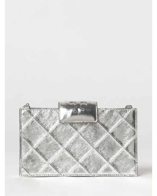 Borsa Fleming di Tory Burch in Gray