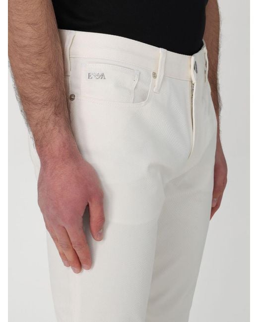 Jeans Emporio Armani de hombre de color White