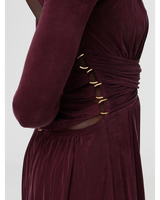 Elisabetta Franchi Purple Dress