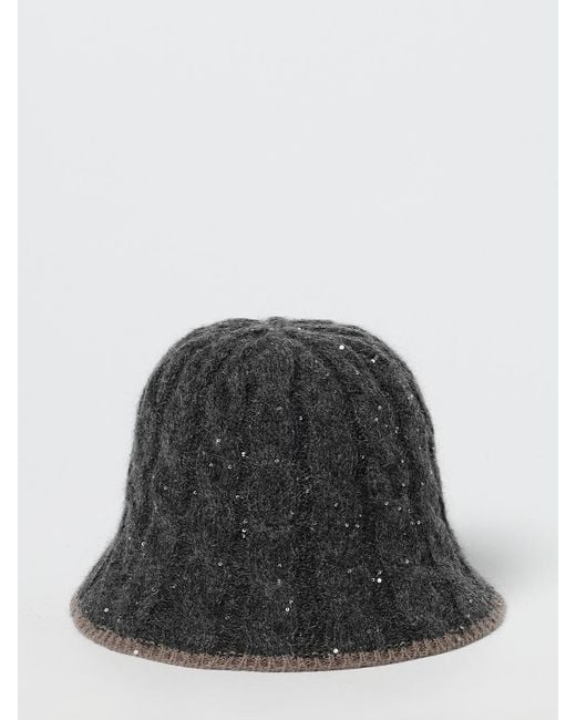 Brunello Cucinelli Black Hat