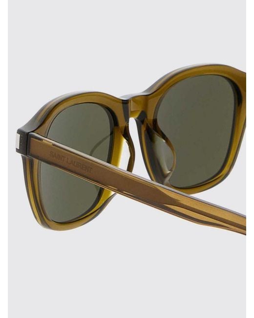 Saint Laurent Brown Sl 880 Acetate Sunglasses for men
