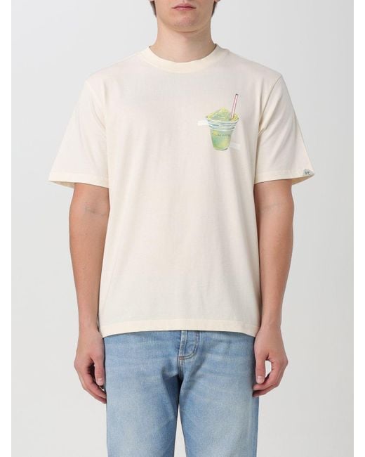 T-shirt stampata di Filling Pieces in White da Uomo