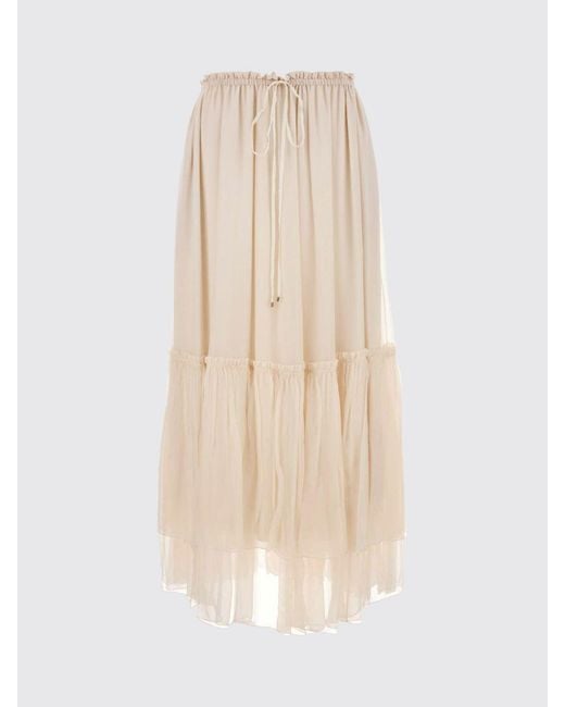 Chloé Natural ChloÉ Midi Skirt