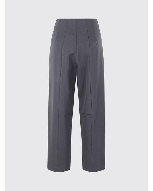 Erika Cavallini Semi Couture Gray Pants