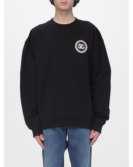 Dolce & Gabbana Blue Dolce &Amp Gabbana Cotton Crewneck Sweatshirt for men