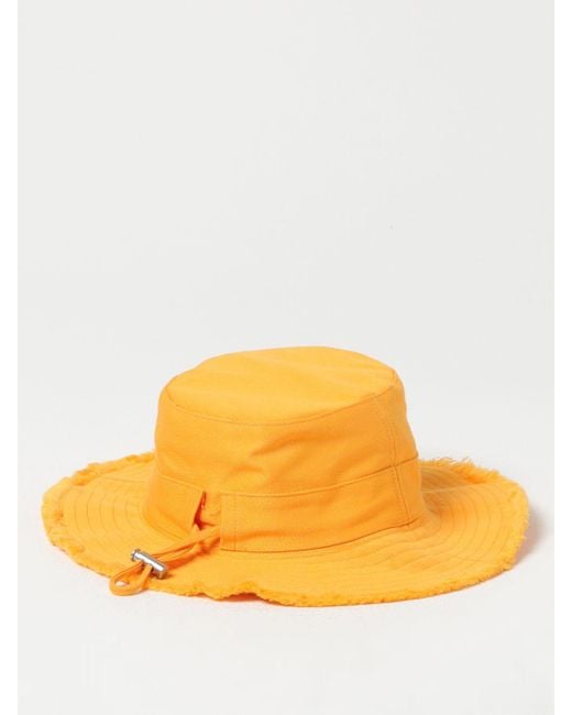 Cappello Le Bob Artichaut in cotone di Jacquemus in Orange