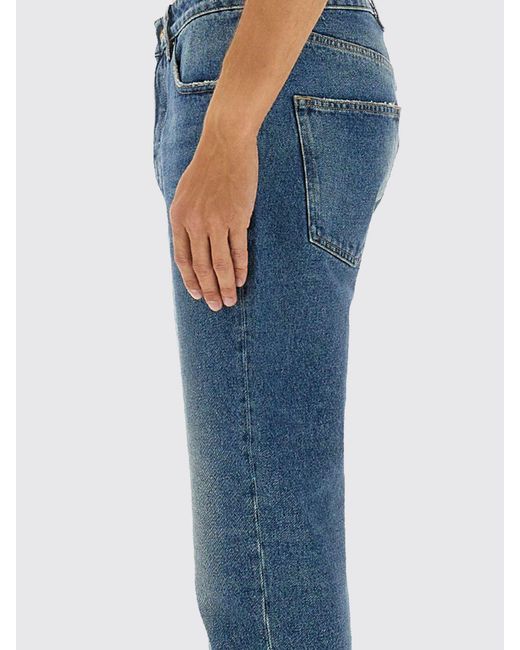 Golden Goose Deluxe Brand Blue Happy Cotton Jeans for men
