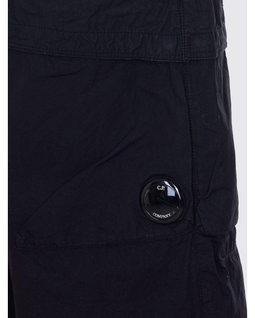 C P Company Blue Cargo Trousers for men