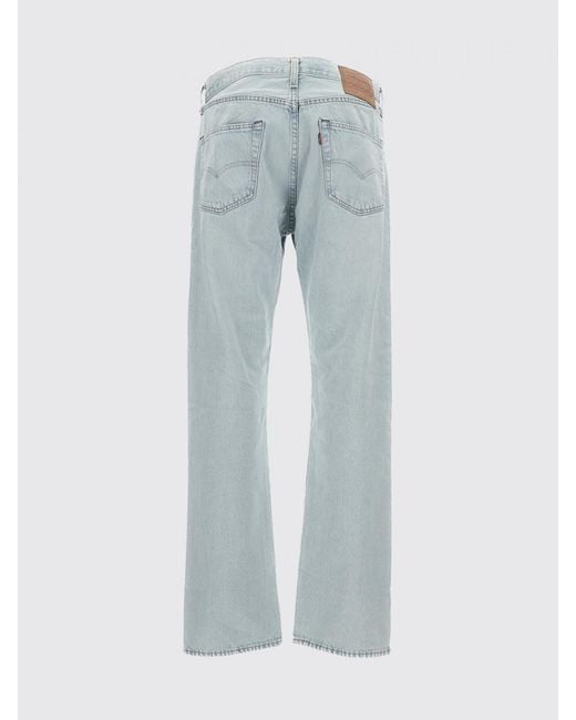 Levi's Blue 501 Cotton Denim Jeans for men