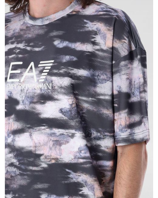 EA7 Blue T-Shirt for men