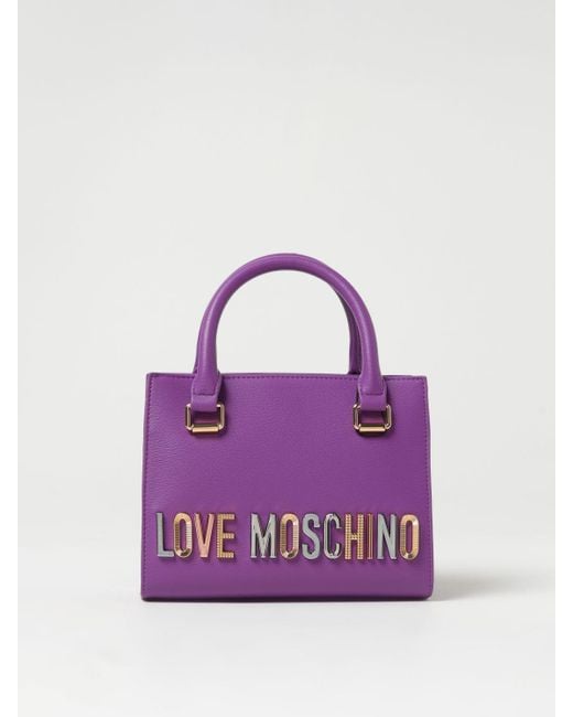 Bolso de mano Love Moschino de color Purple