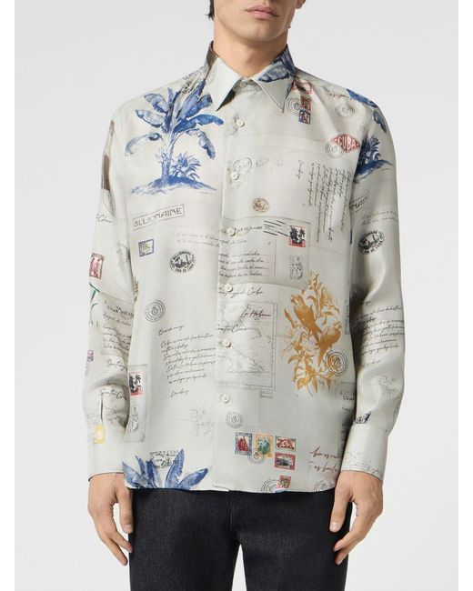 Billionaire Gray Shirt for men
