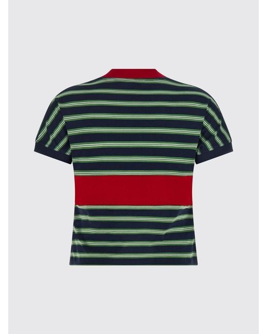 Versace Black Slim Fit Striped Cotton T-Shirt With A Crew Neckline