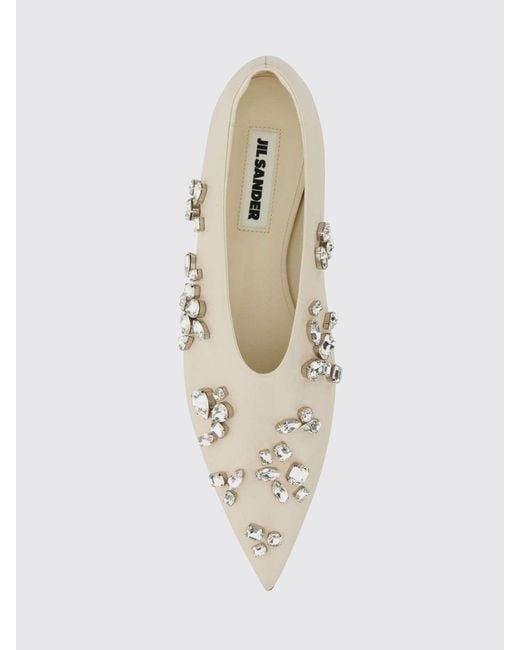 Jil Sander Natural Ballet Flat