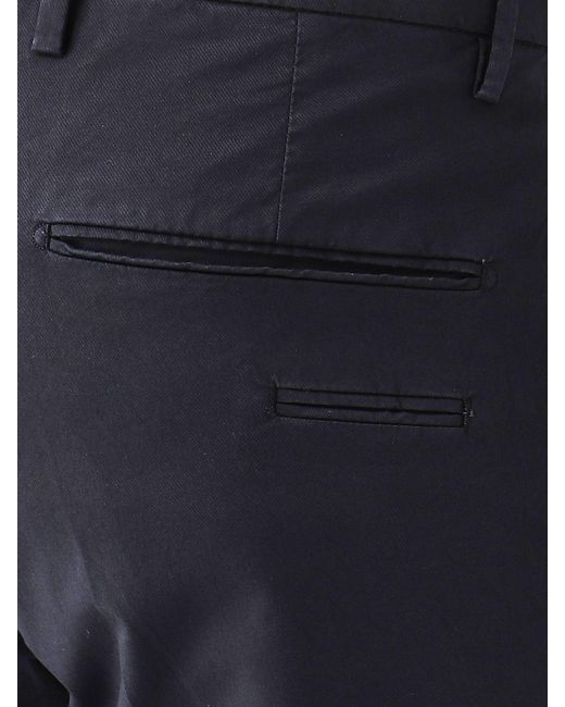 Briglia 1949 Blue Stretch Cotton Chino Trousers for men
