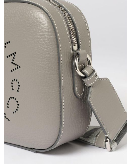 Stella McCartney Gray Grained Faux Leather Camera Bag