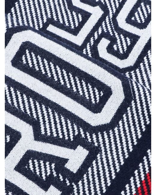 Thom Browne Blue Scarf for men
