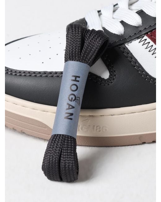 Hogan Gray Suede Sneakers