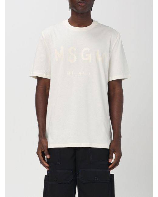 Camiseta MSGM de hombre de color White