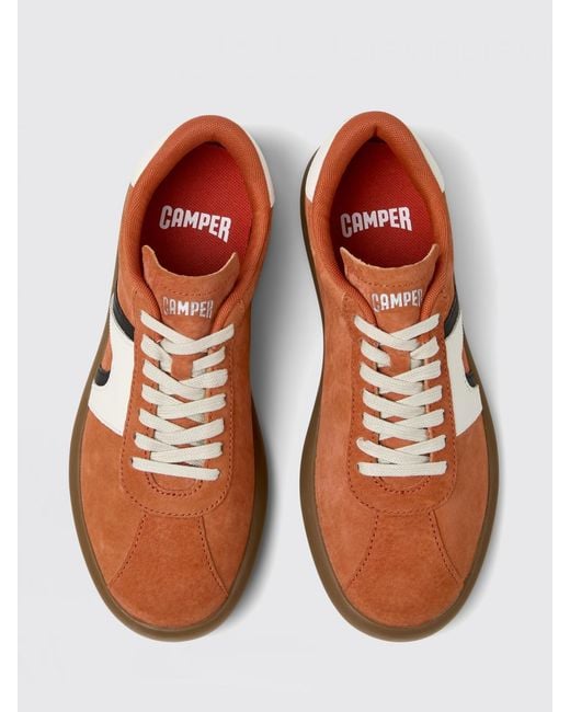 Camper Brown Pelotas Soller Nubuck Sneakers