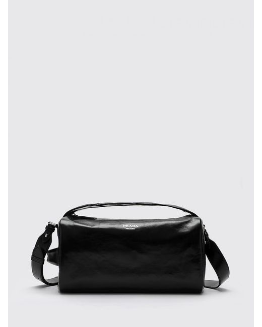 Prada Black Leather Bag for men